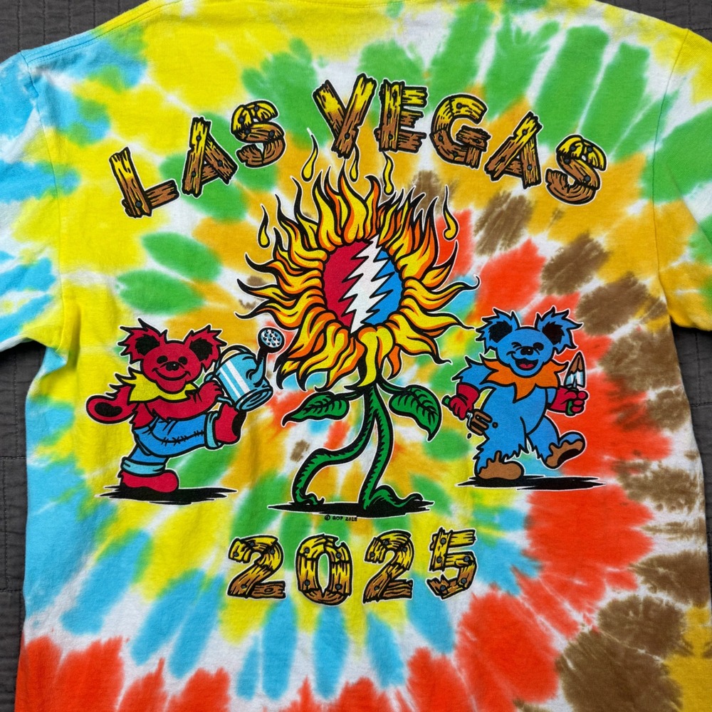 Liquid Blue Dead & Co Sphere Las Vegas 2025 Tie Dye T-Shirt Mens Medium - Picture 4 of 10